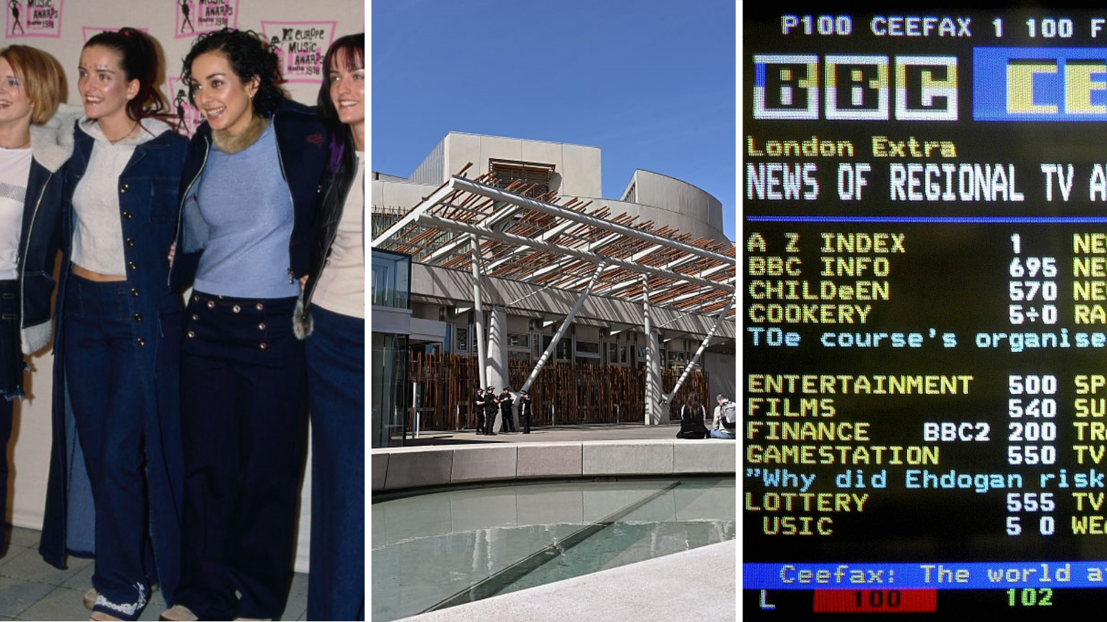 B*Witched, Scottish Parliament and Ceefax