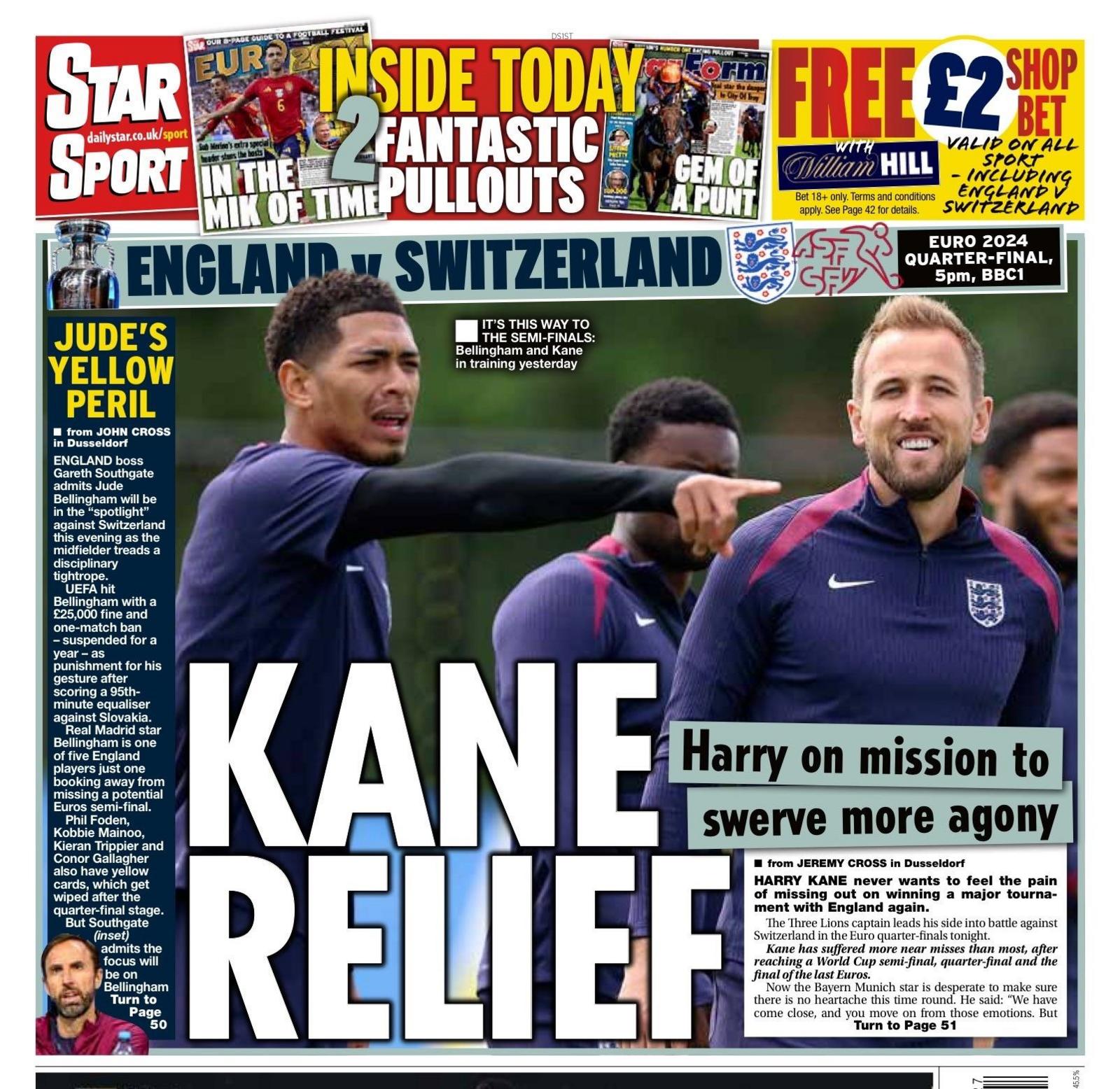 Daily Star back page