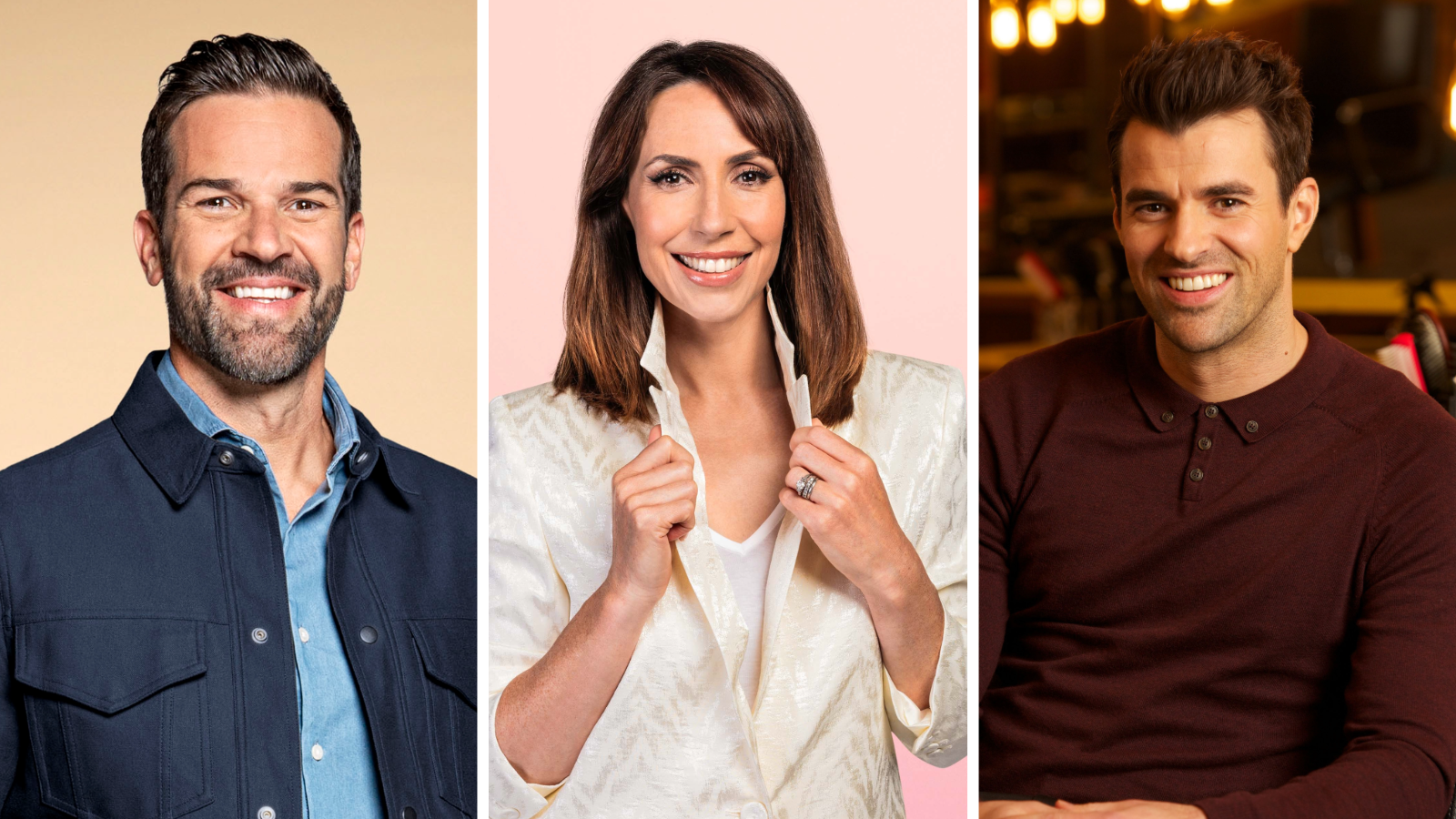 Gethin Jones, Alex Jones a Steve Jones- headshot