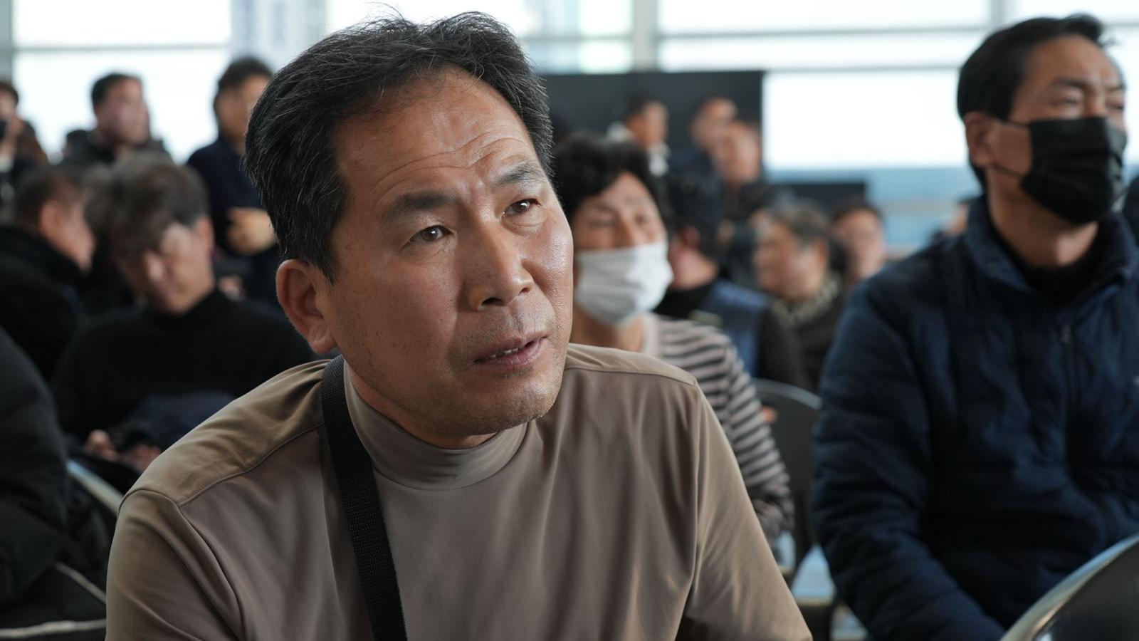 Shin Gyu-ho, 64, spoke to the BBC from Muan International Airport