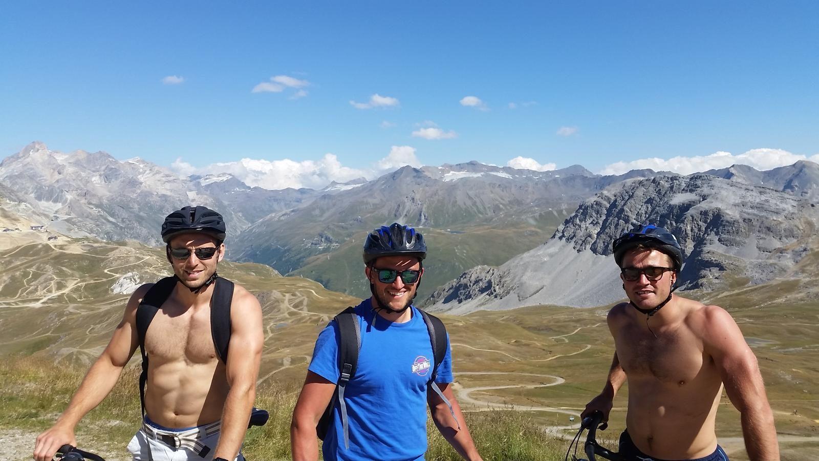 Chris Pennell (left), Jonny Arr (centre) and Alex Grove (right)