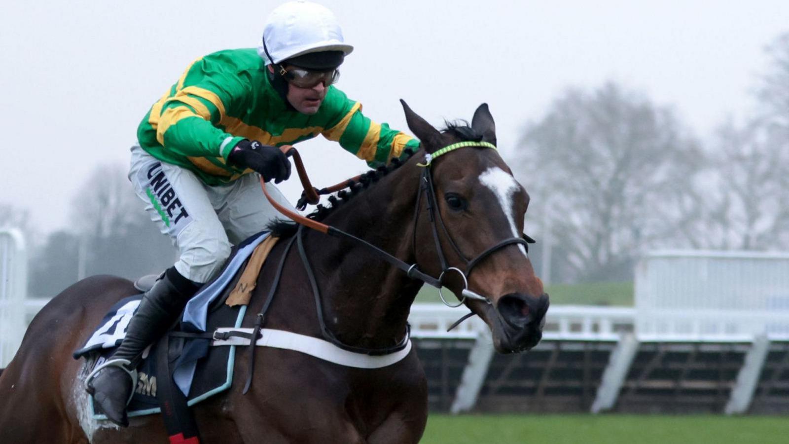 Jonbon in the Clarence House Chase at Ascot