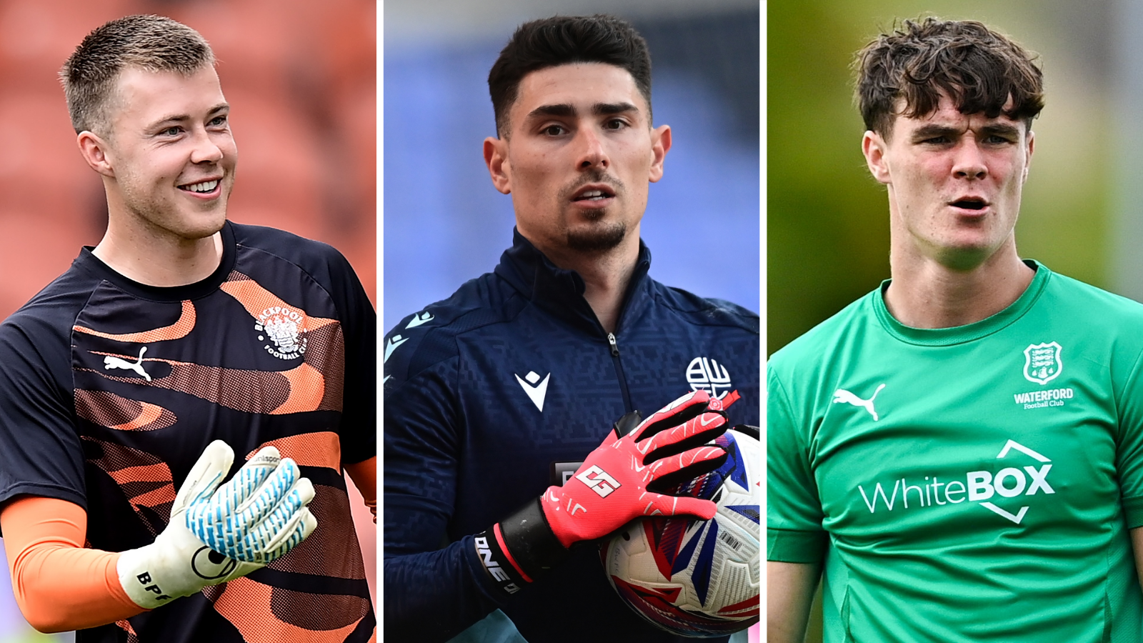 Bailey Peacock-Farrell, Luke Southwood and Stephen McMullan