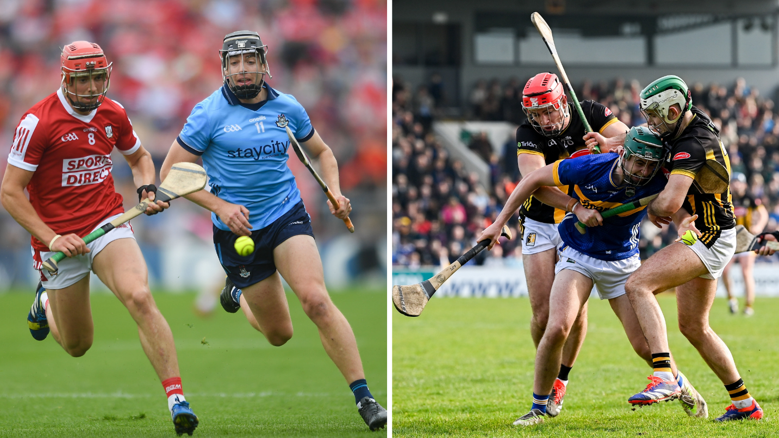 Cork, Dublin, Kilkenny and Tipperary players