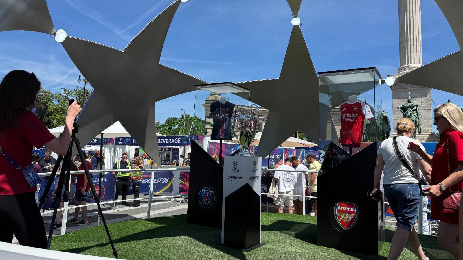 Champions League fan festival in Budapest