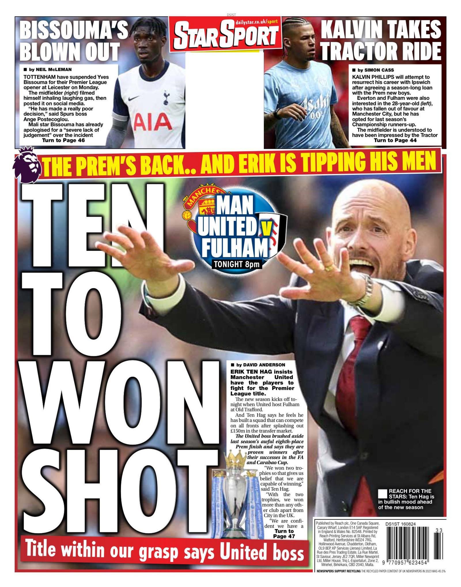 Star back page