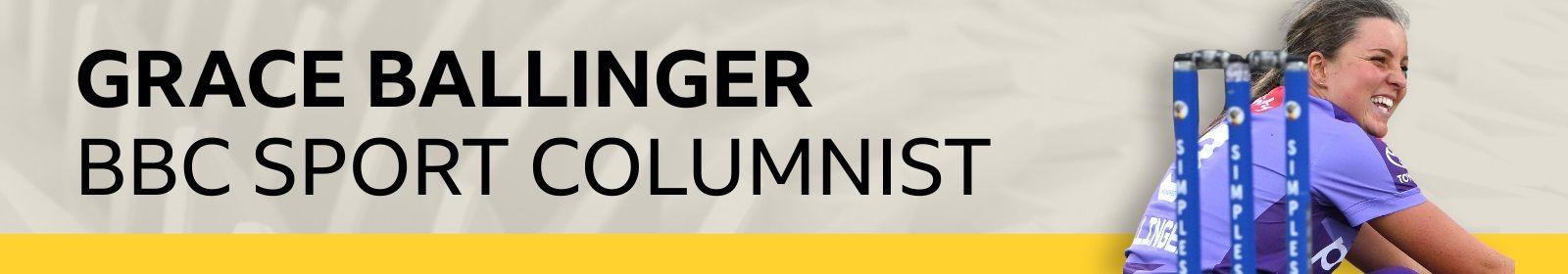 Column graphic of Grace Ballinger playing for Northern Superchargers