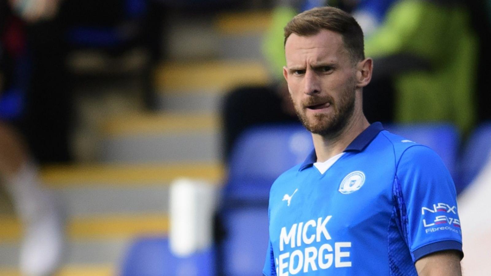 Tom Lees in action for Peterborough United