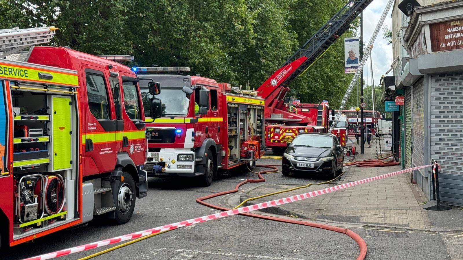 Fire engined on Stapleton Road