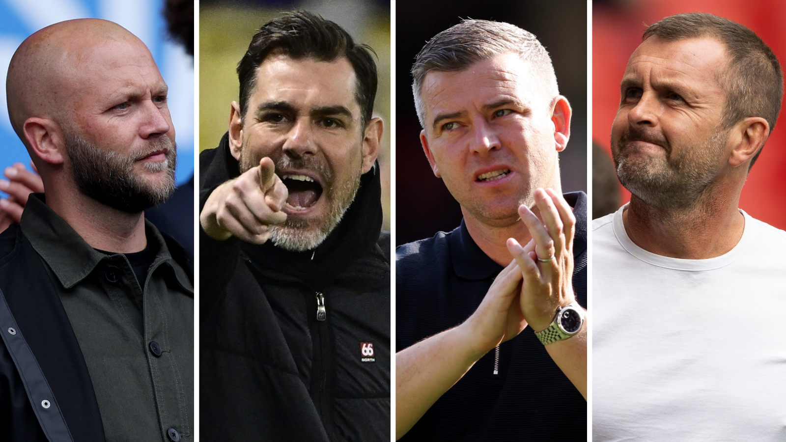 Football coaches James Rowberry, Freyr Alexandersson, Steven Schumacher and Nathan Jones are potential candidates for Cardiff City's managerial vacancy