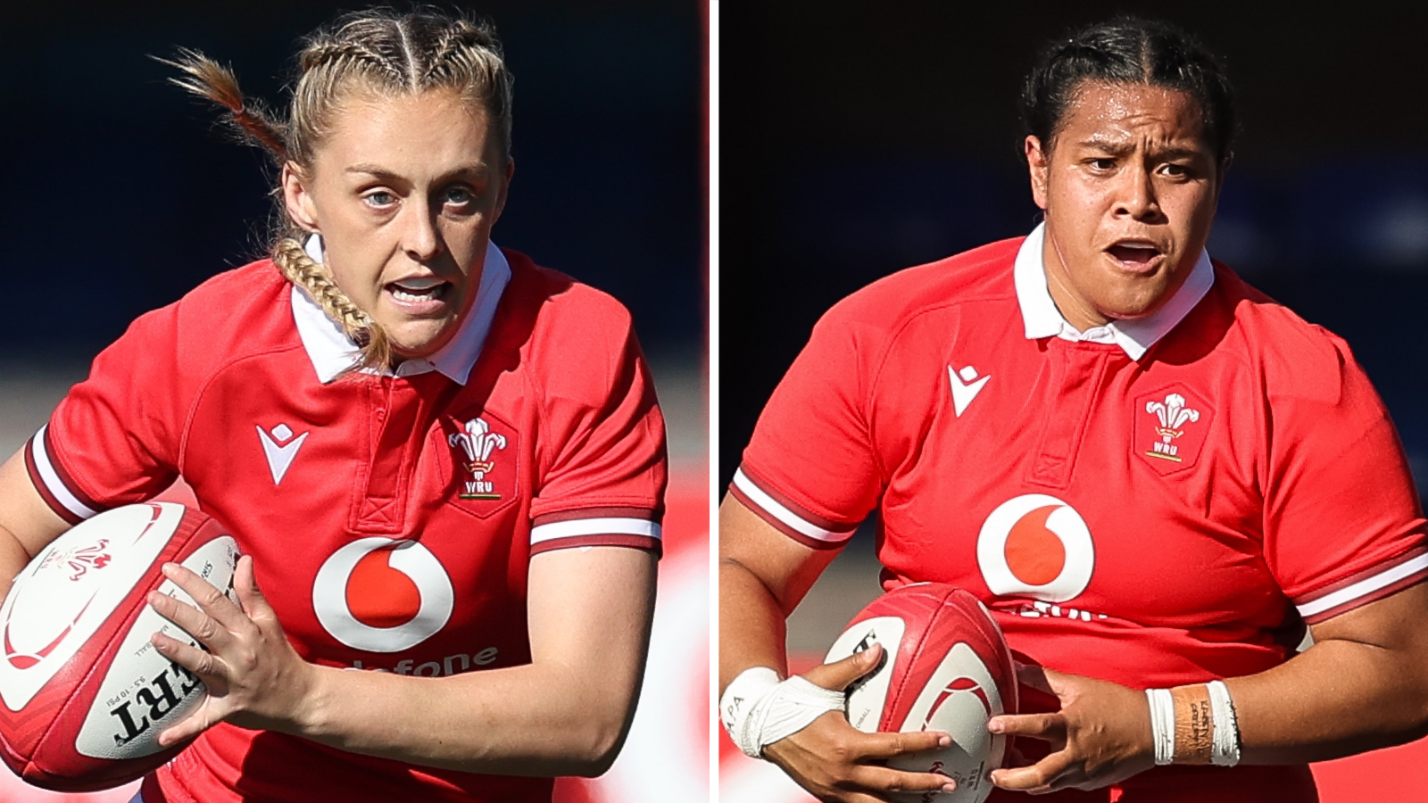 Hannah Jones and Sisilia Tuipulotu