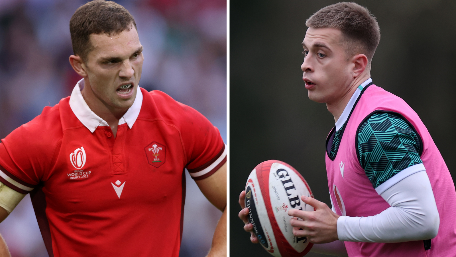 George North and Cameron Winnett