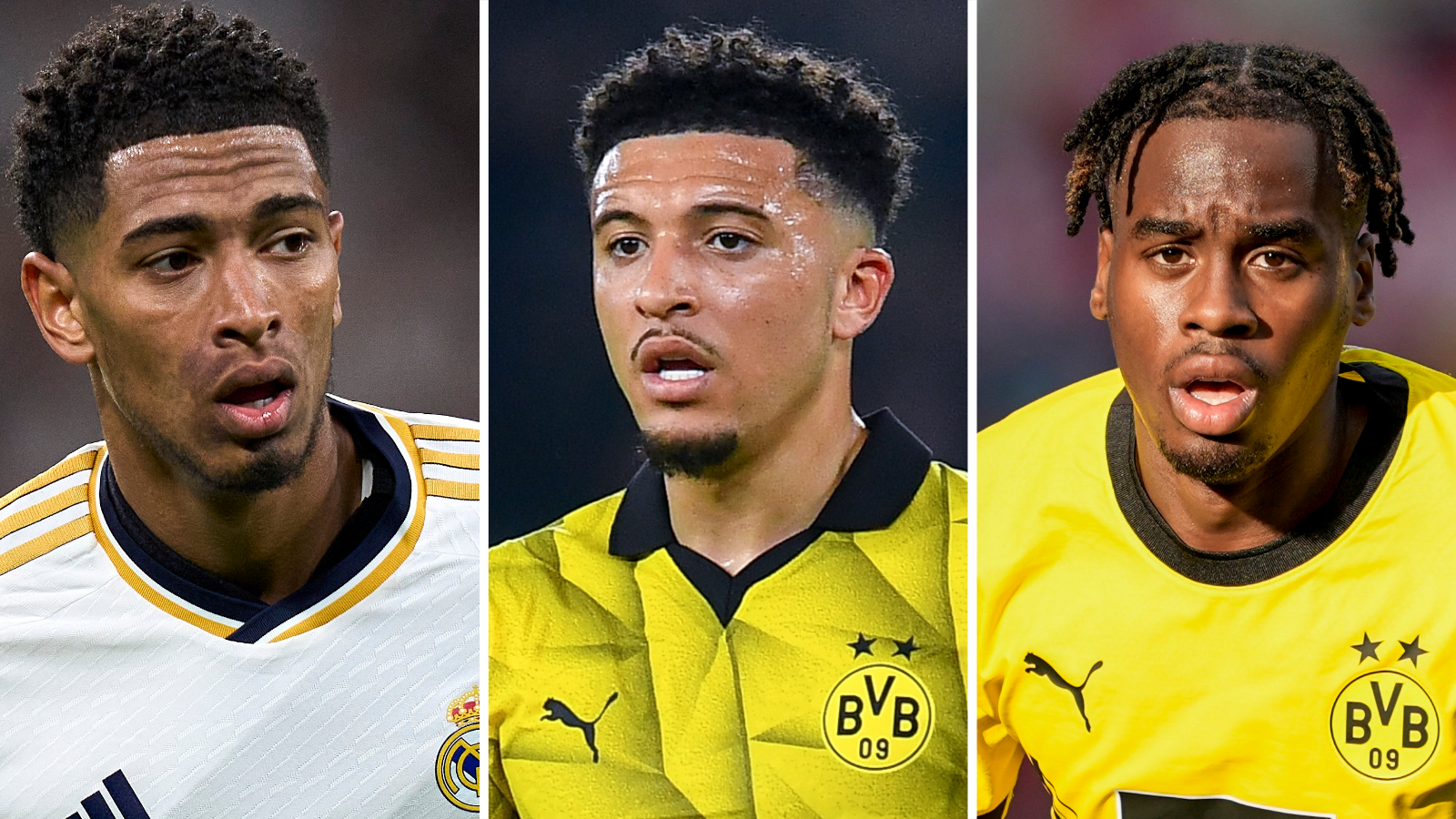 Jude Bellingham, Jadon Sancho & Jamie Bynoe-Gittens