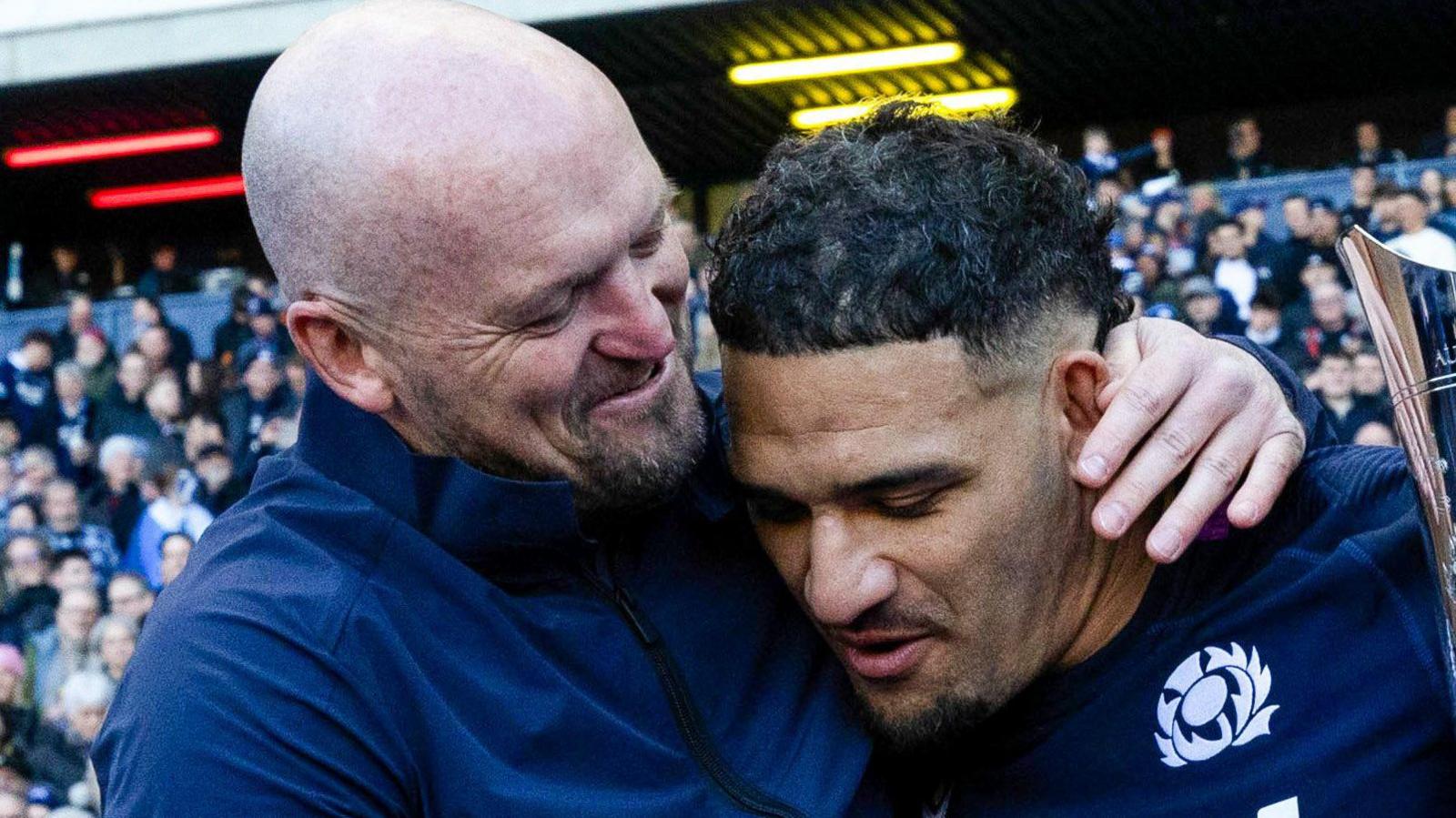 Gregor Townsend and Sione Tuipulotu