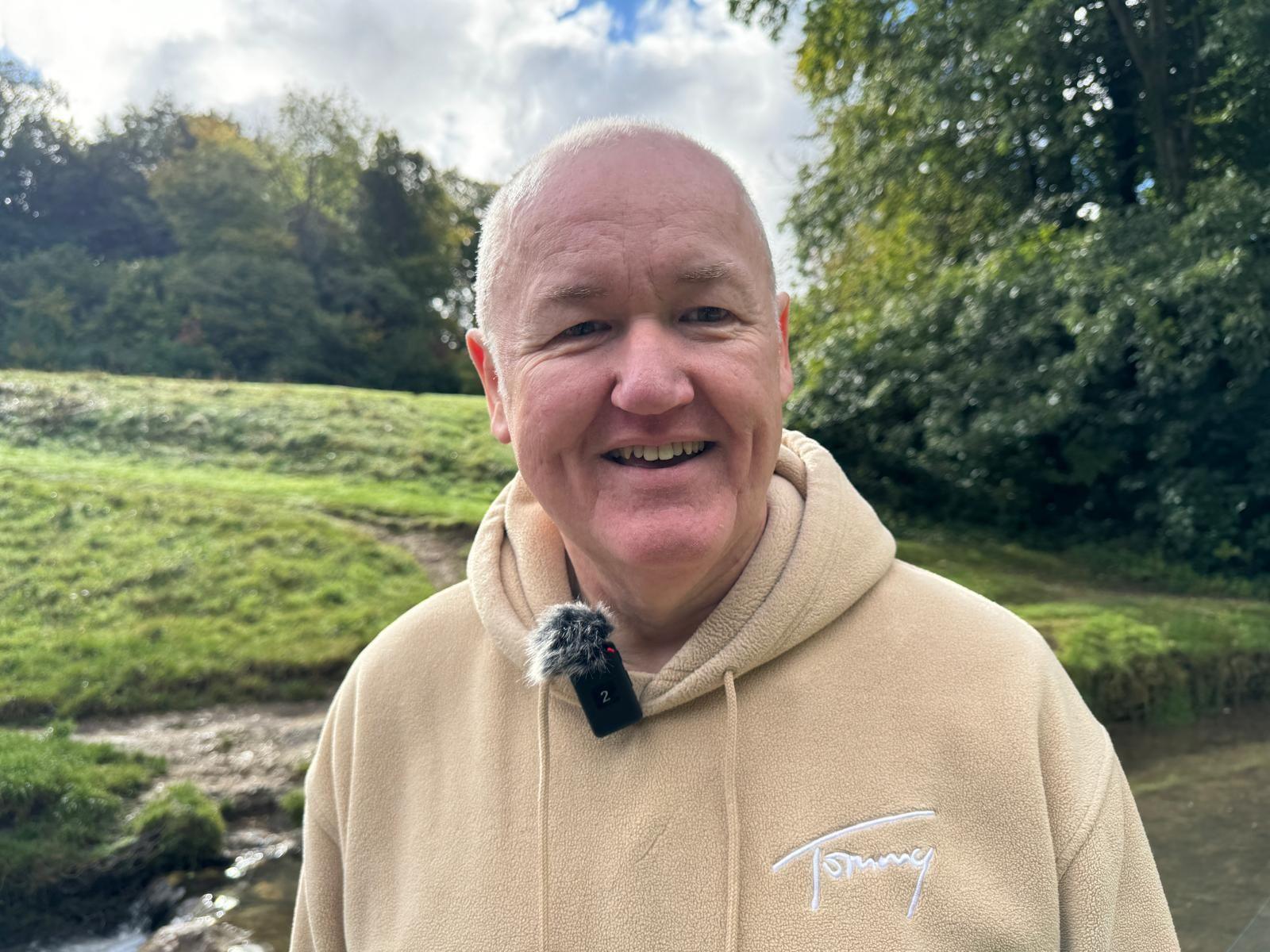 A head and shoulders photograph of Andrew Leonard, chair of the Hubbard's Hills Trust