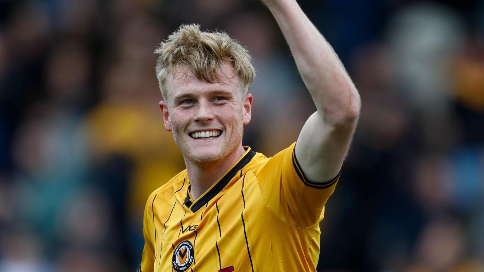 Newport striker Will Evans was one of League Two's leading goalscorers last season