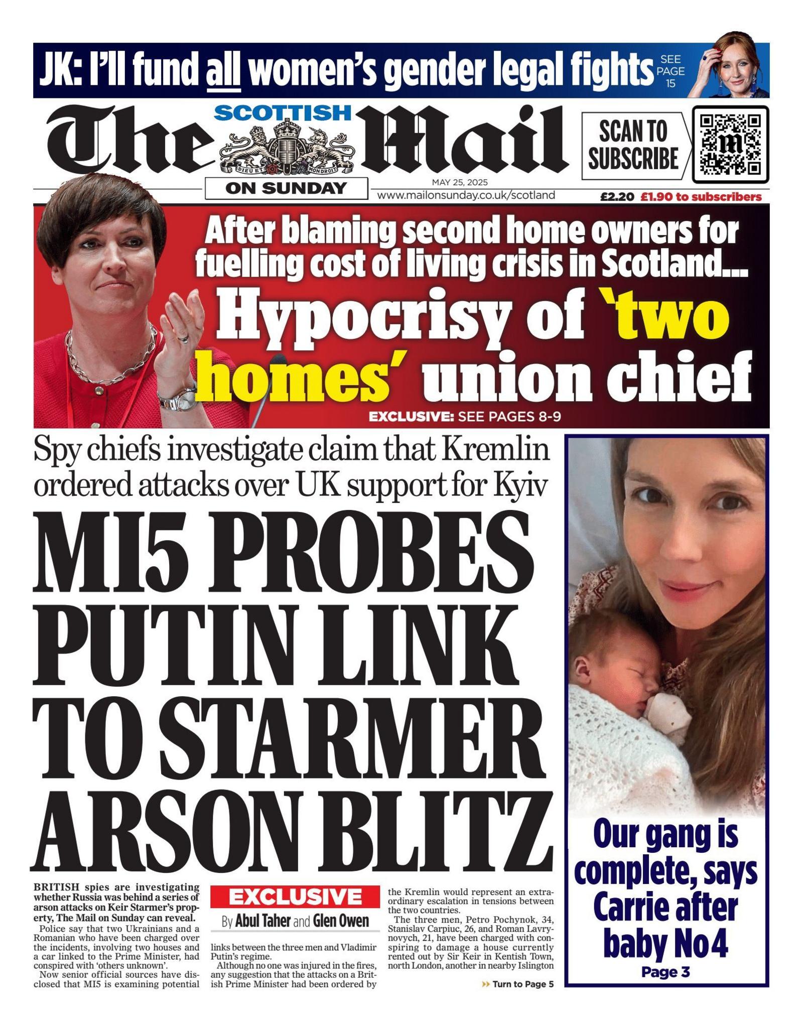 The Scottish Mail on Sunday