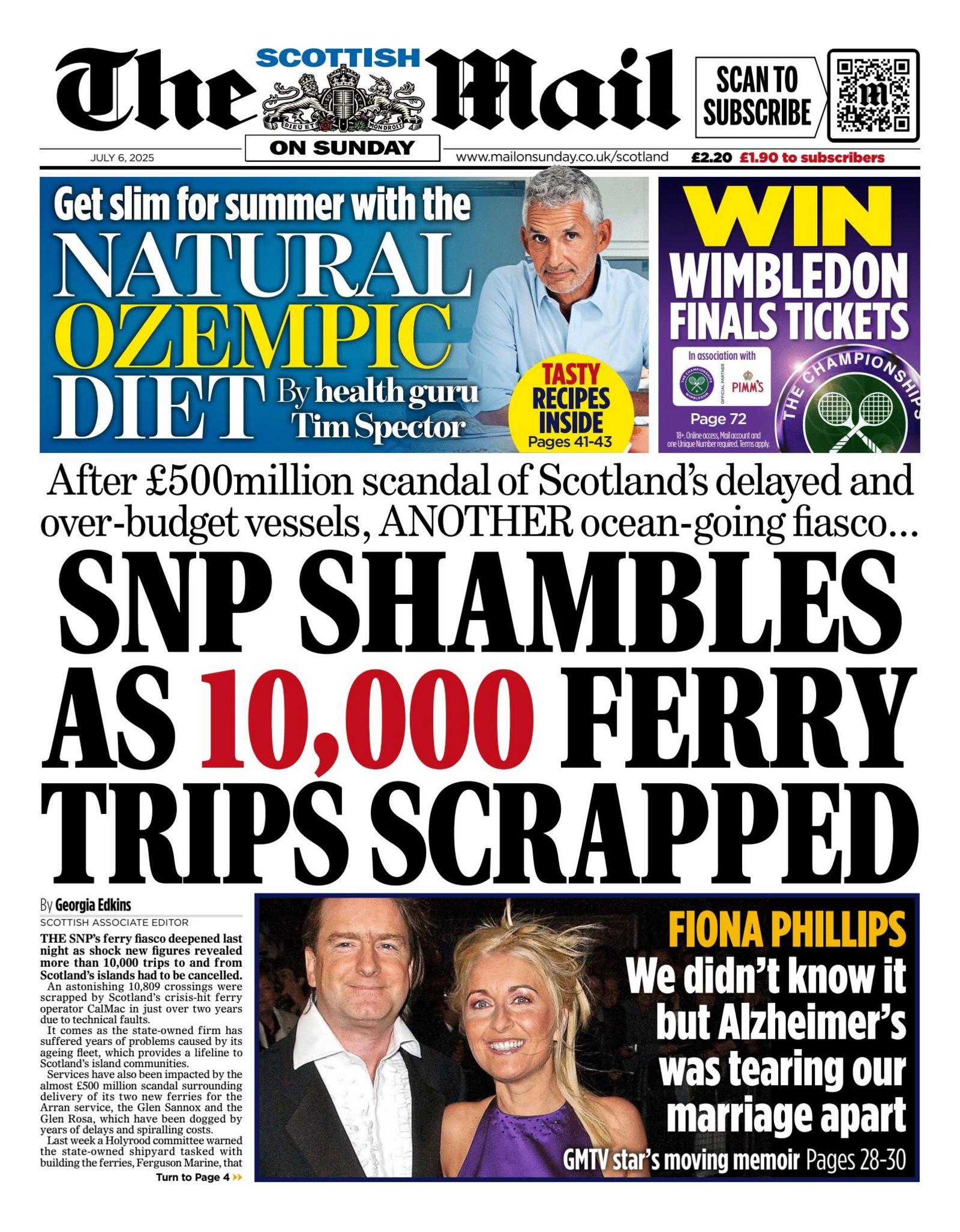 The Scottish Mail on Sunday