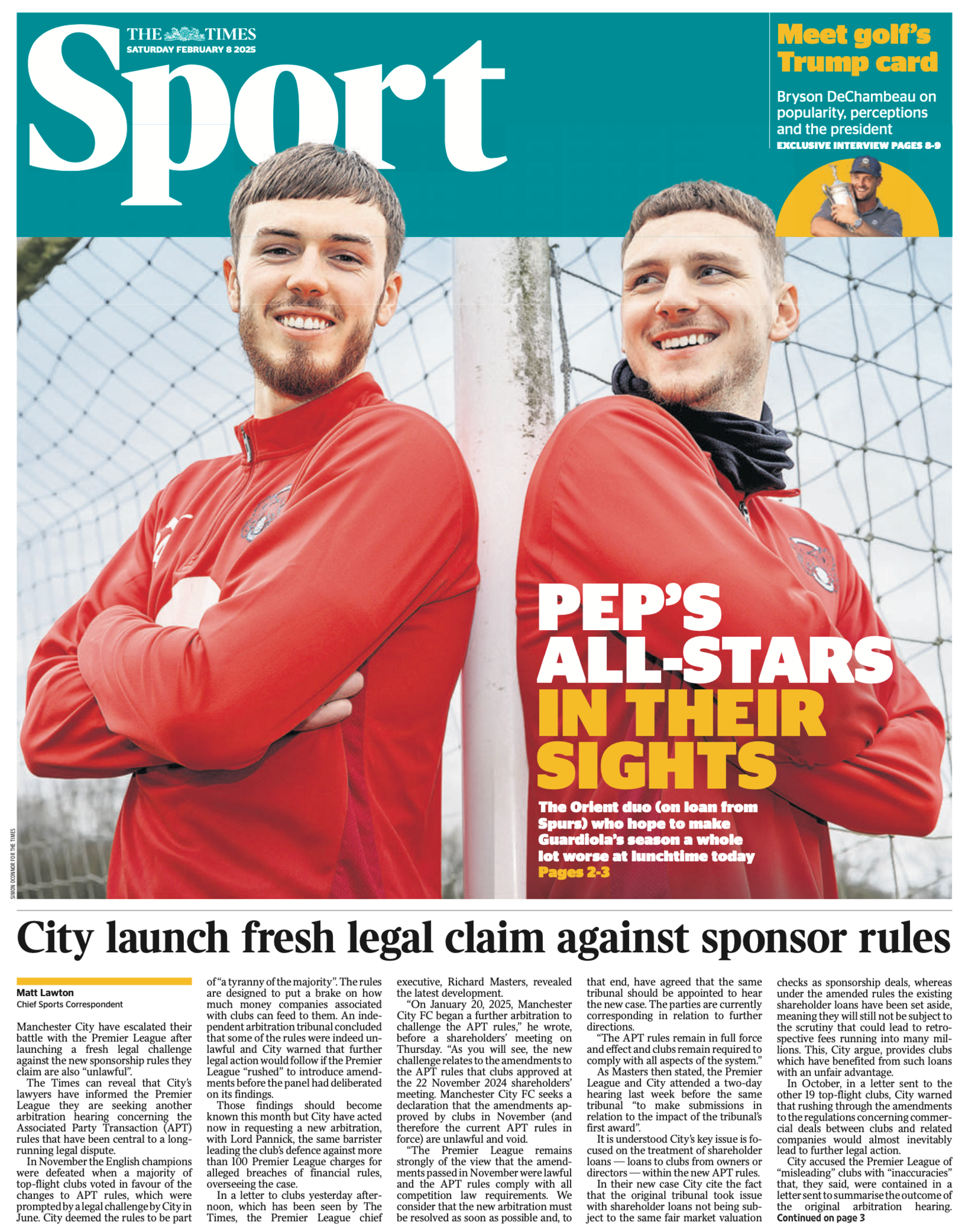 Times back page 