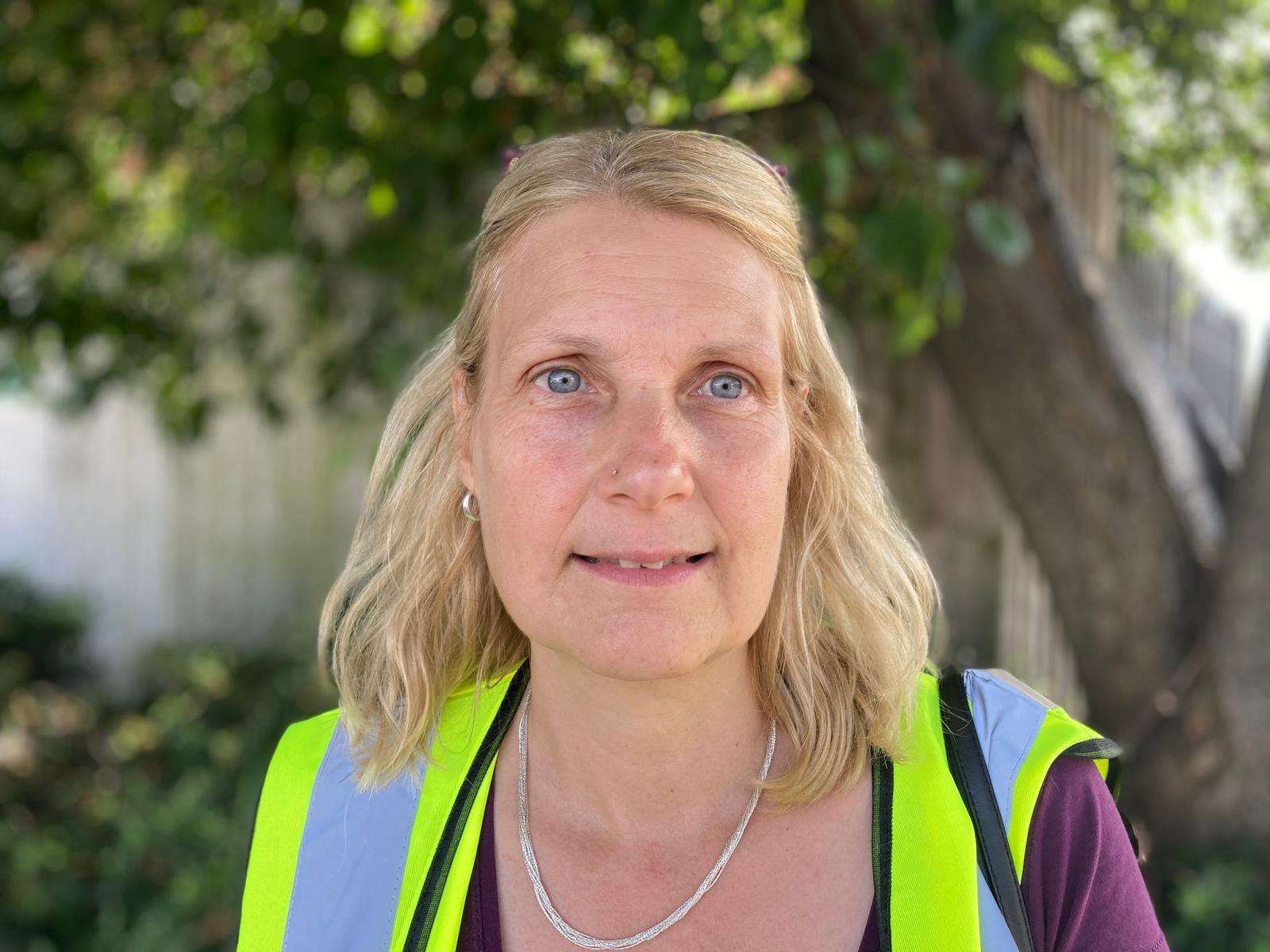 A head and shoulders photograph of Toni Preston who is a volunteer litter picker with The Wombles of Spalding Common