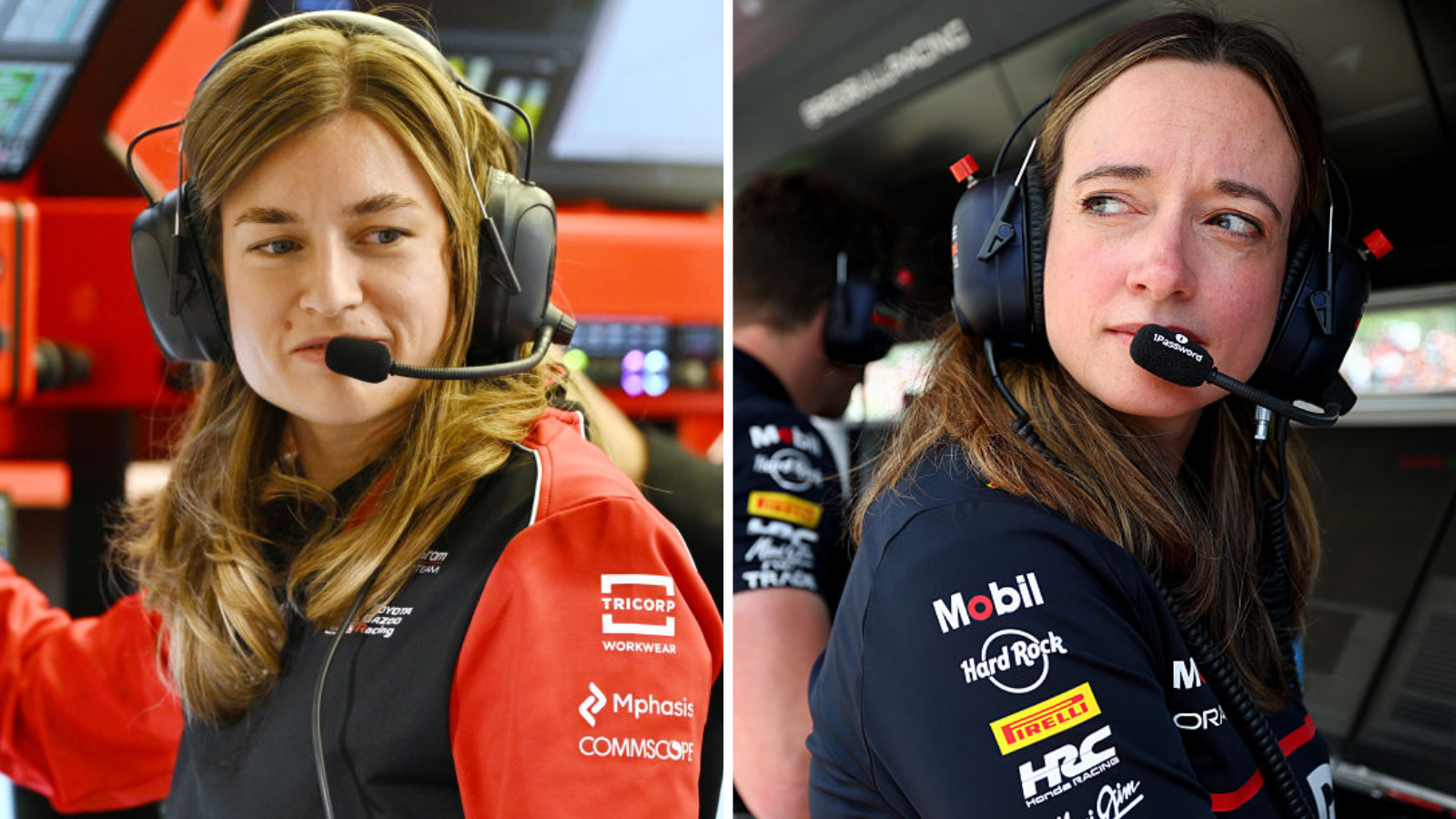 A split image of Laura Mueller and Hannah Schmitz 