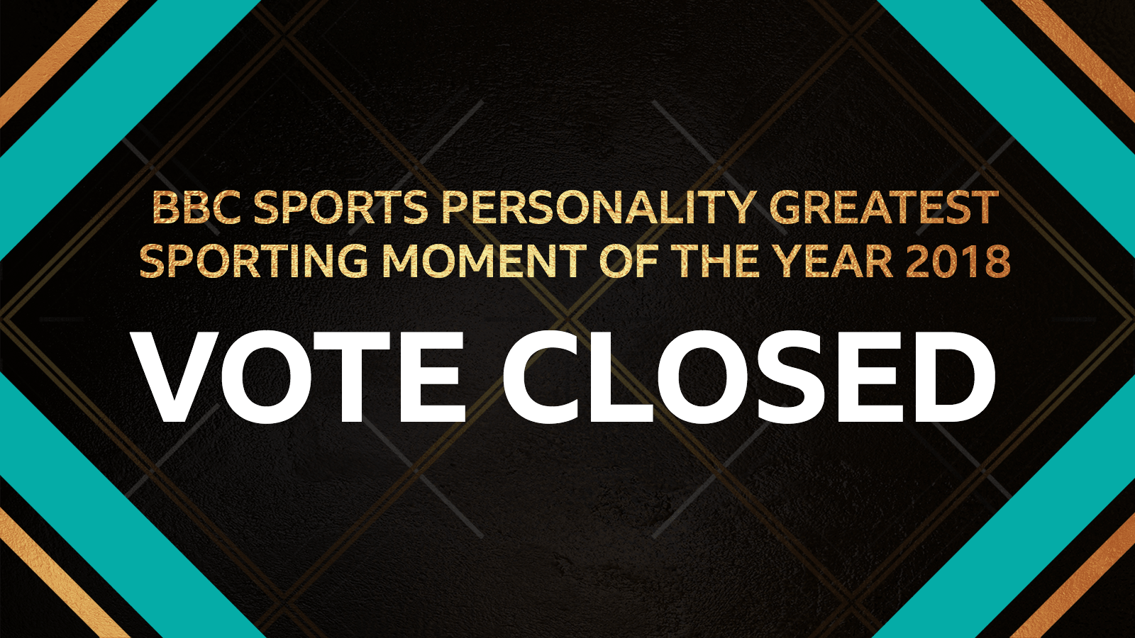 Voting for the Greatest Sporting Moment of the Year is now closed