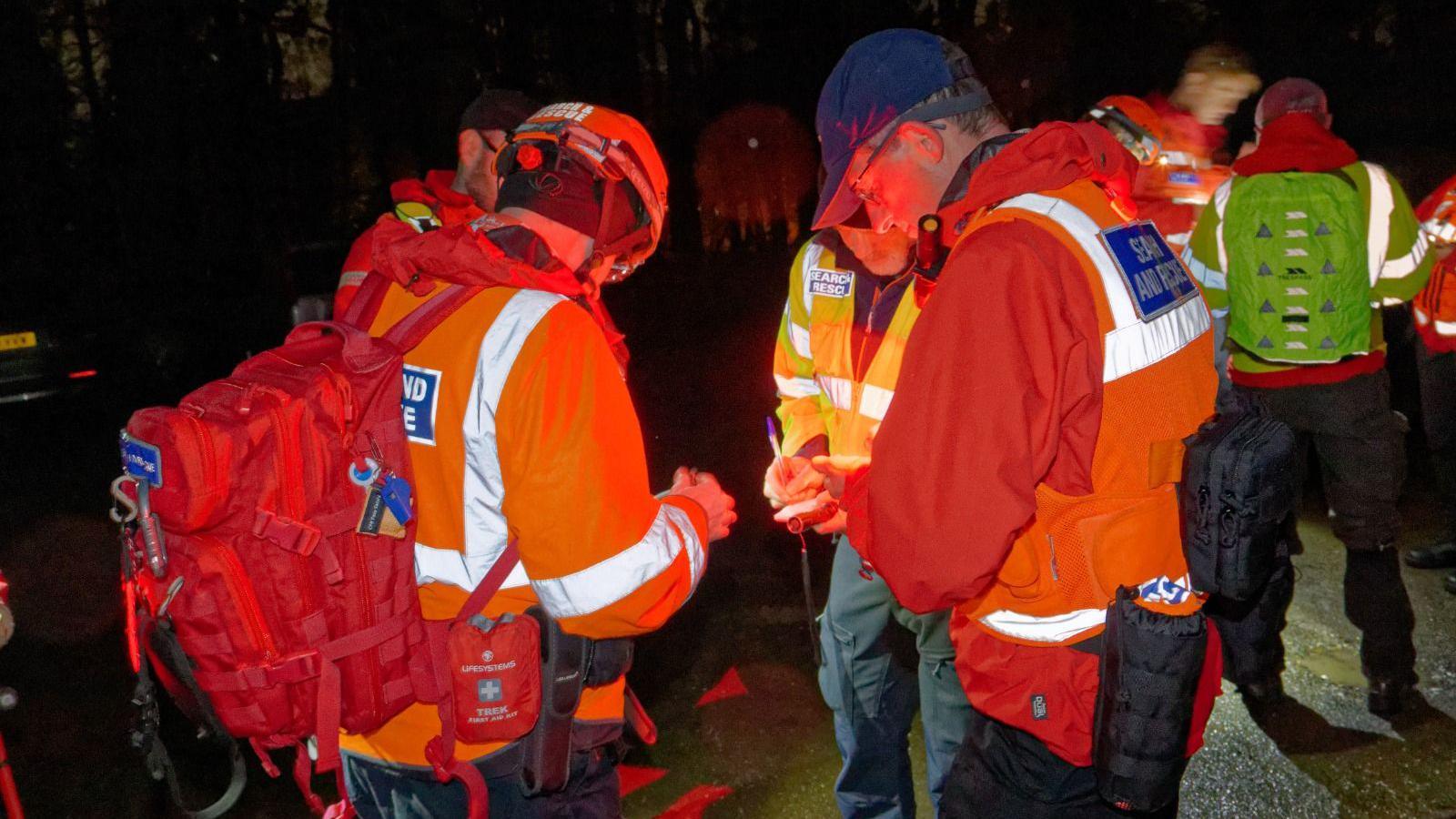 Staff from Berkshire Lowland Search and Rescue