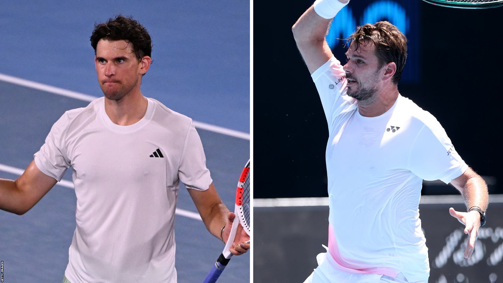 Dominic Thiem and Stan Wawrinka