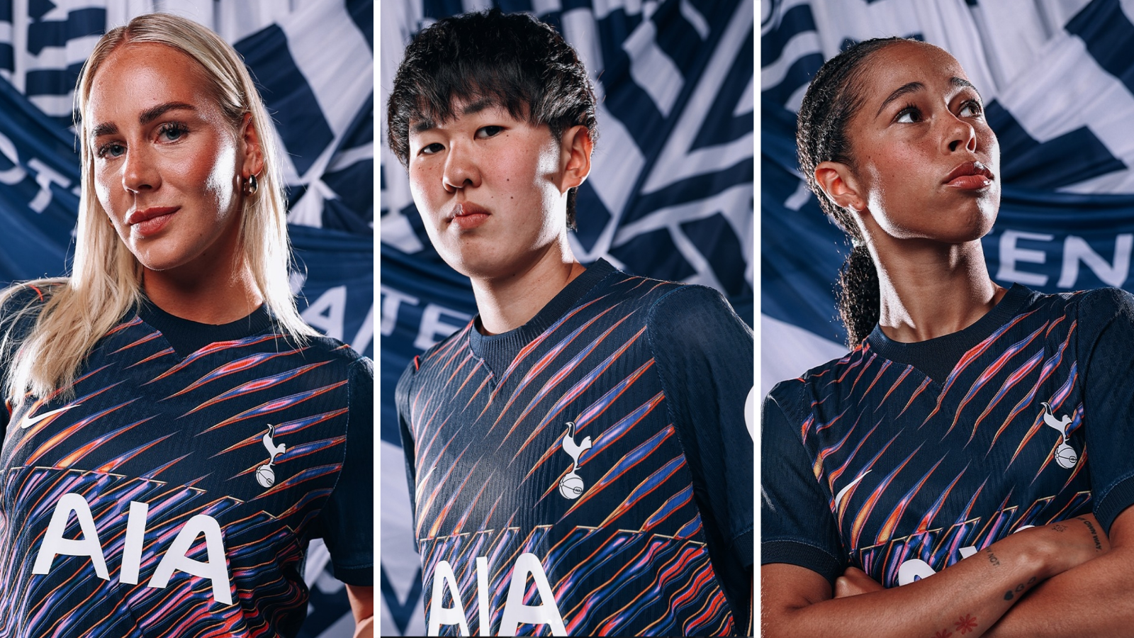 Spurs women's players wear 2026-27 away shirt
