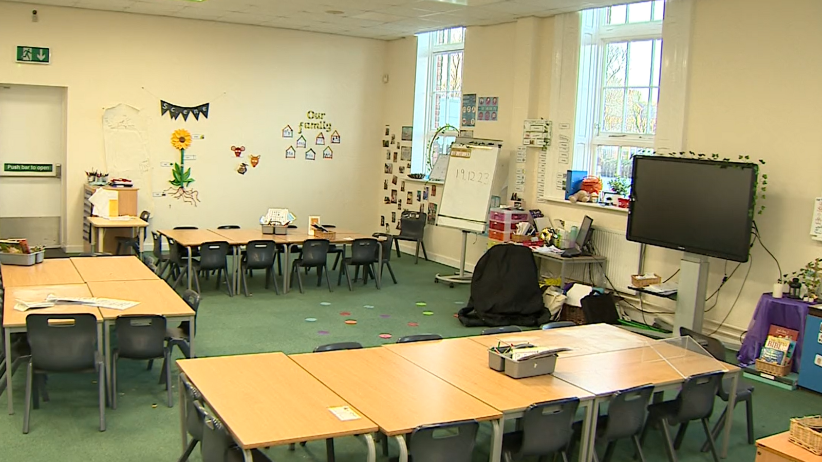 Classroom in a convent