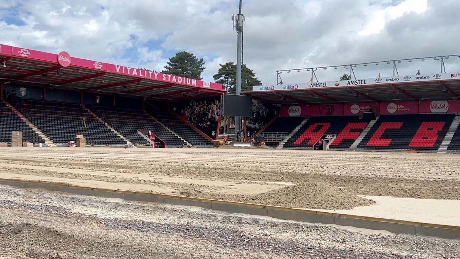 watch-work-starts-to-upgrade-afc-bournemouth-stadium-bbc-news