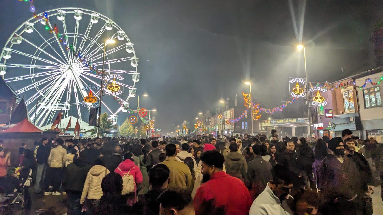 Belgrave Road, Leicester, Diwali 2025