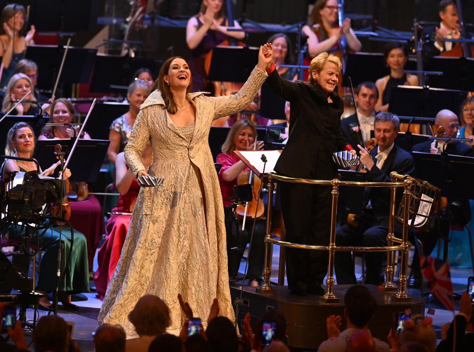 Soprano Lise Davidsen and conductor Marin Alsop