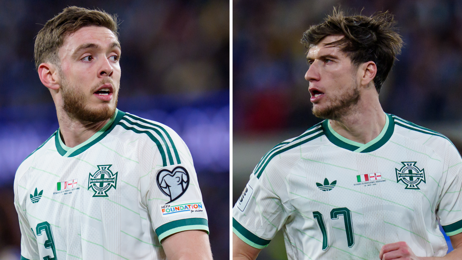 Ruairi McConville and Paddy McNair