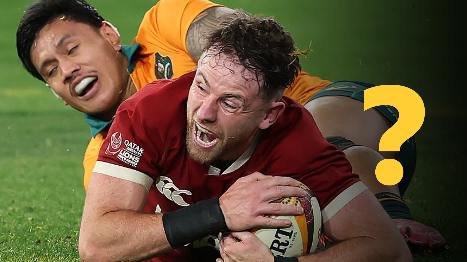 Hugo Keenan scores for the Lions