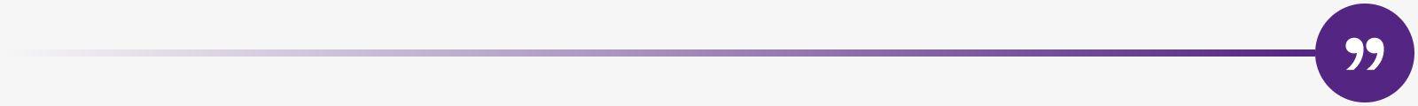 A single textured purple circle situated to the right of the screen. A thin purple line gradually fades in from left to right meeting the circle.