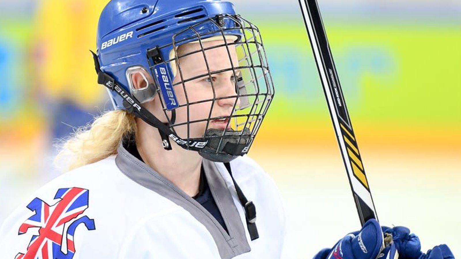 Great Britain Women's ice hockey assistant captain Saffron Allen