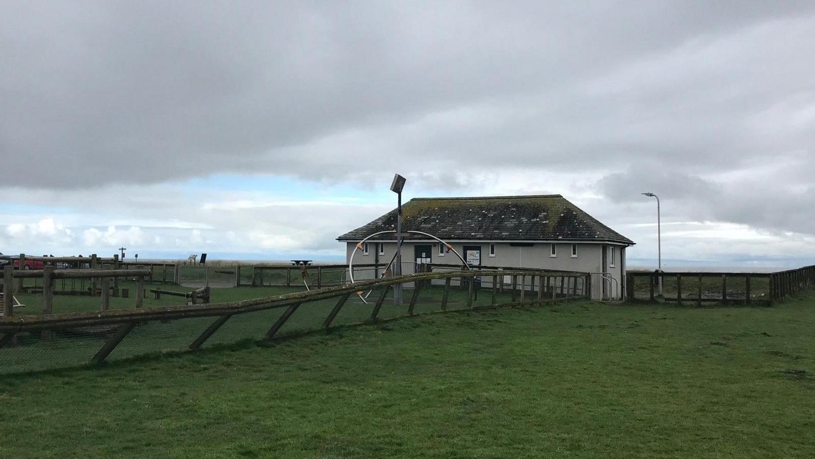 A general view of the toilet block in Allonby