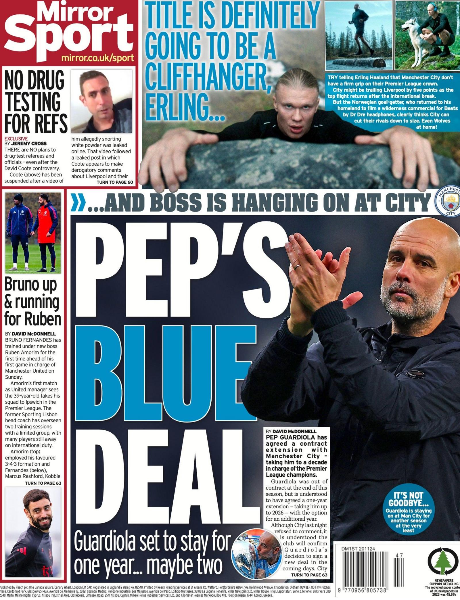 Mirror back page 