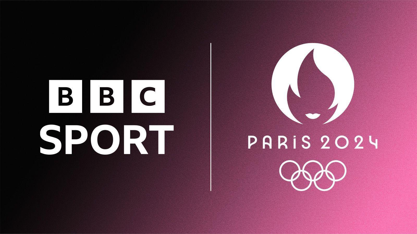 A image showing the BBC Sport and Paris 2024 logos