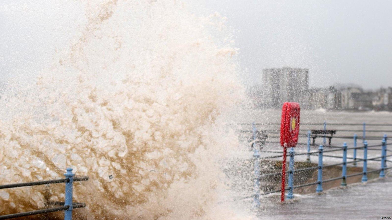High waves in Morcambe