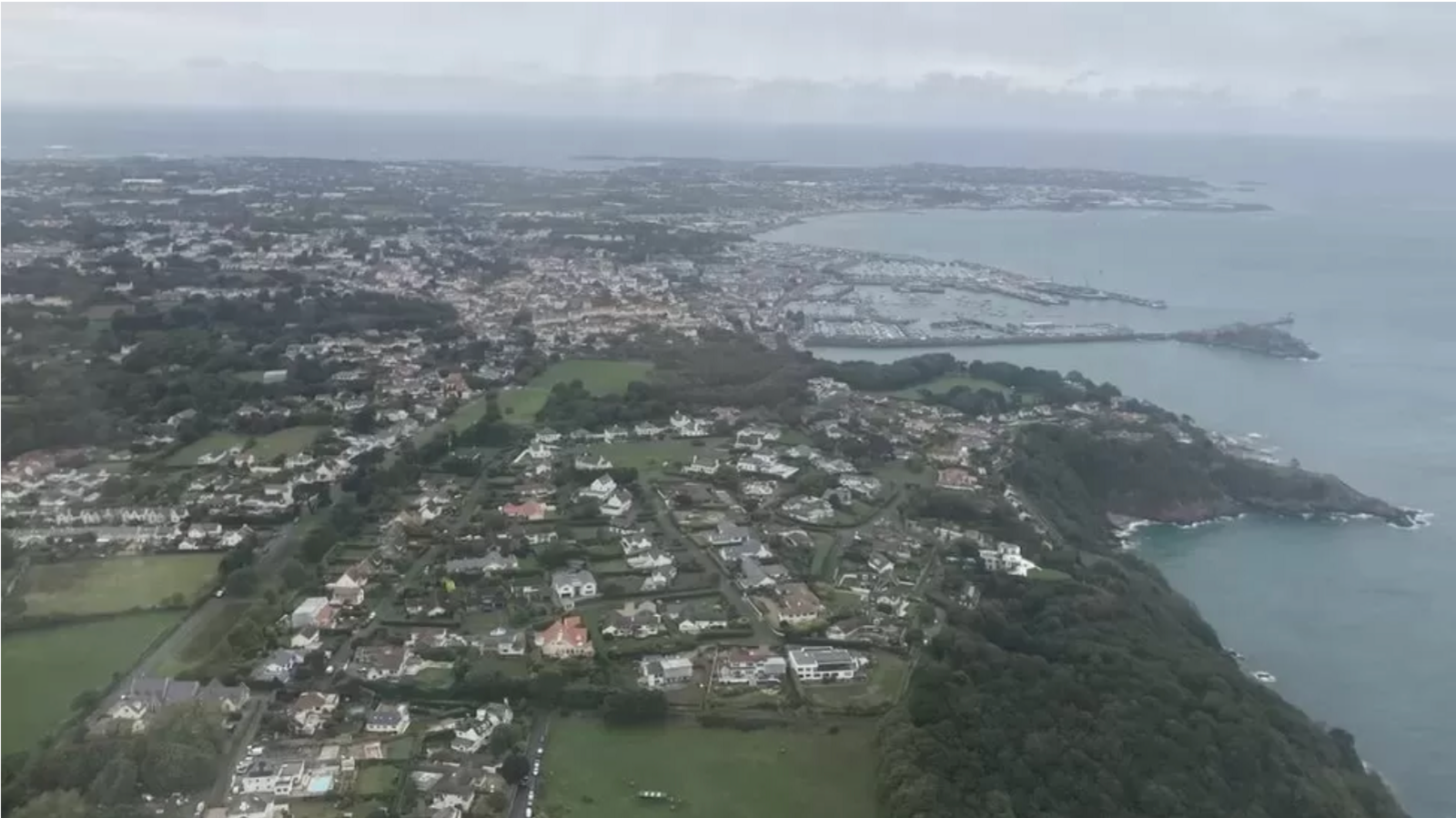 Guernsey from above 