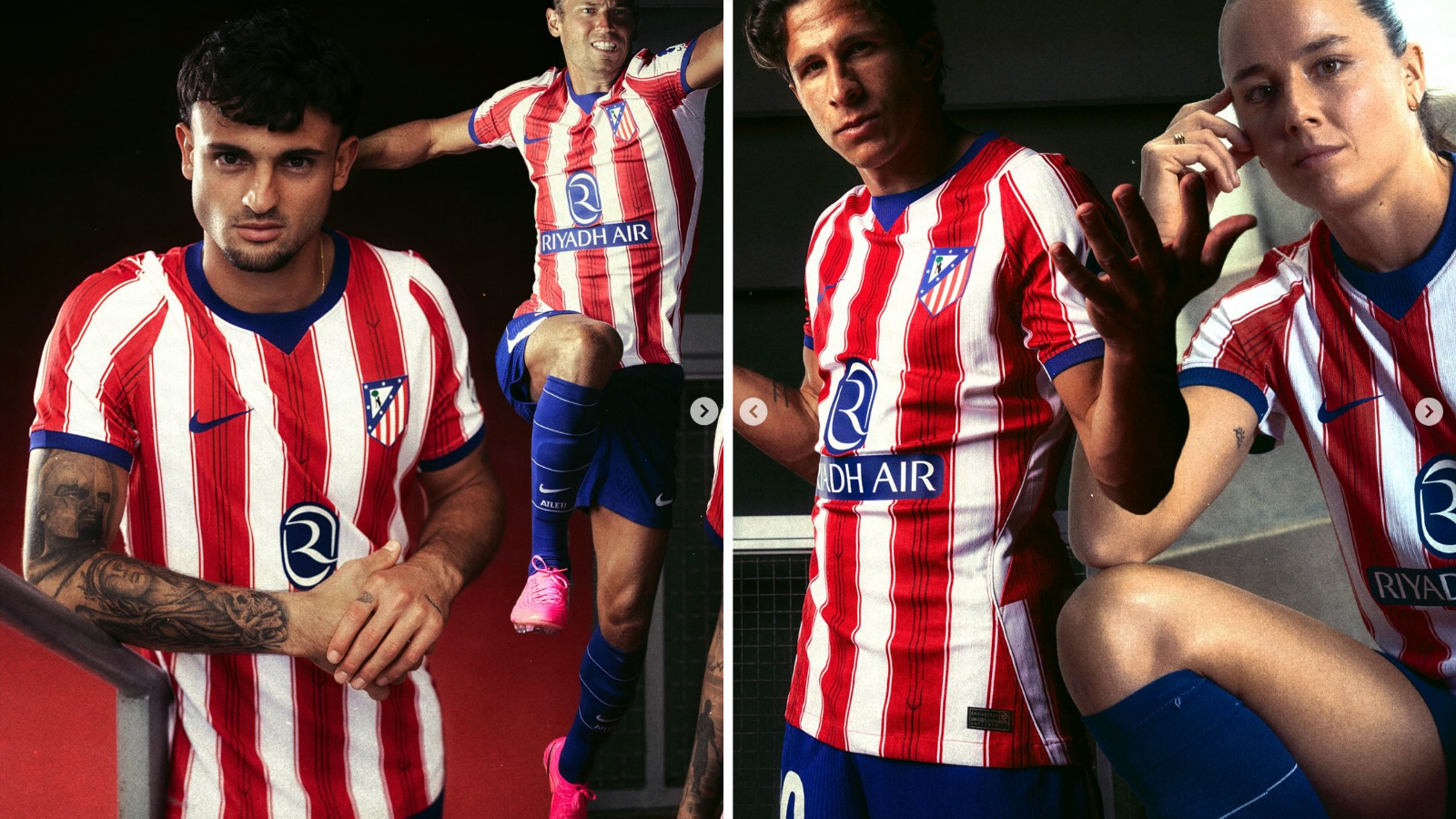 Atletico Madrid players wear 2026-27 home kit