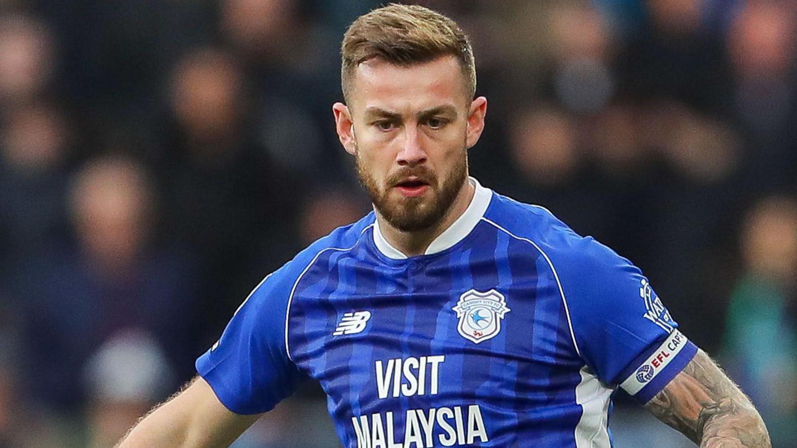 Joe Ralls playing for Cardiff