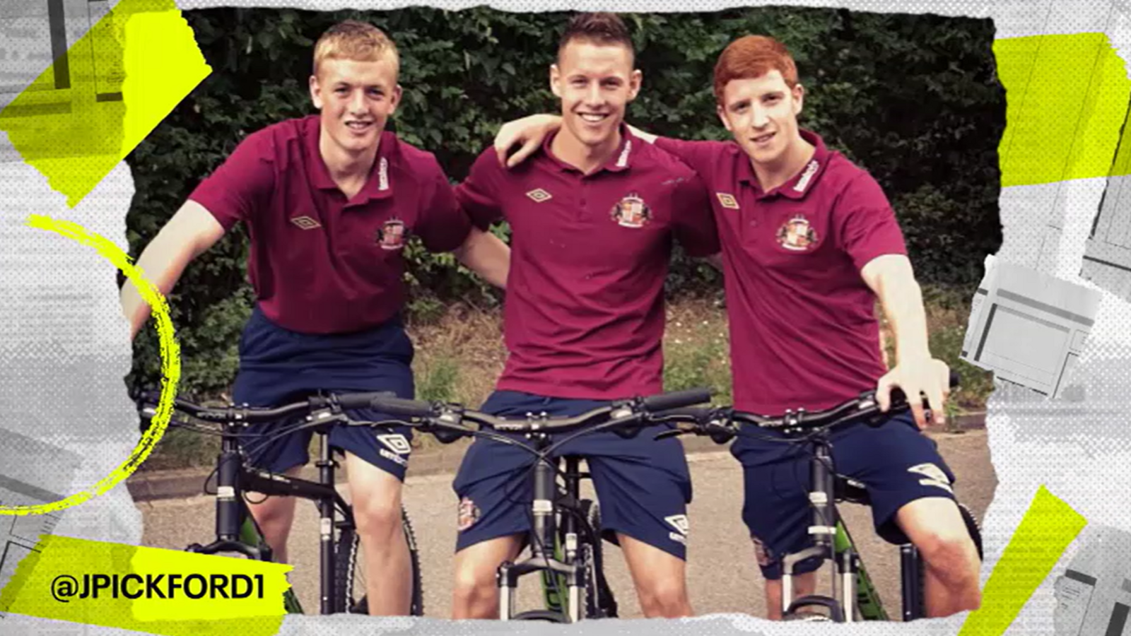 Jordan Pickford at Sunderland when younger