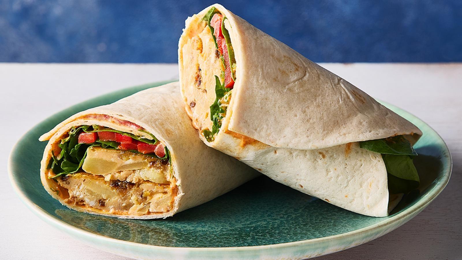 Spanish-inspired frittata wrap