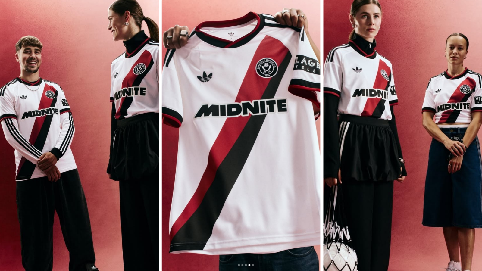Sheffield United players wear 2026-27 away shirt
