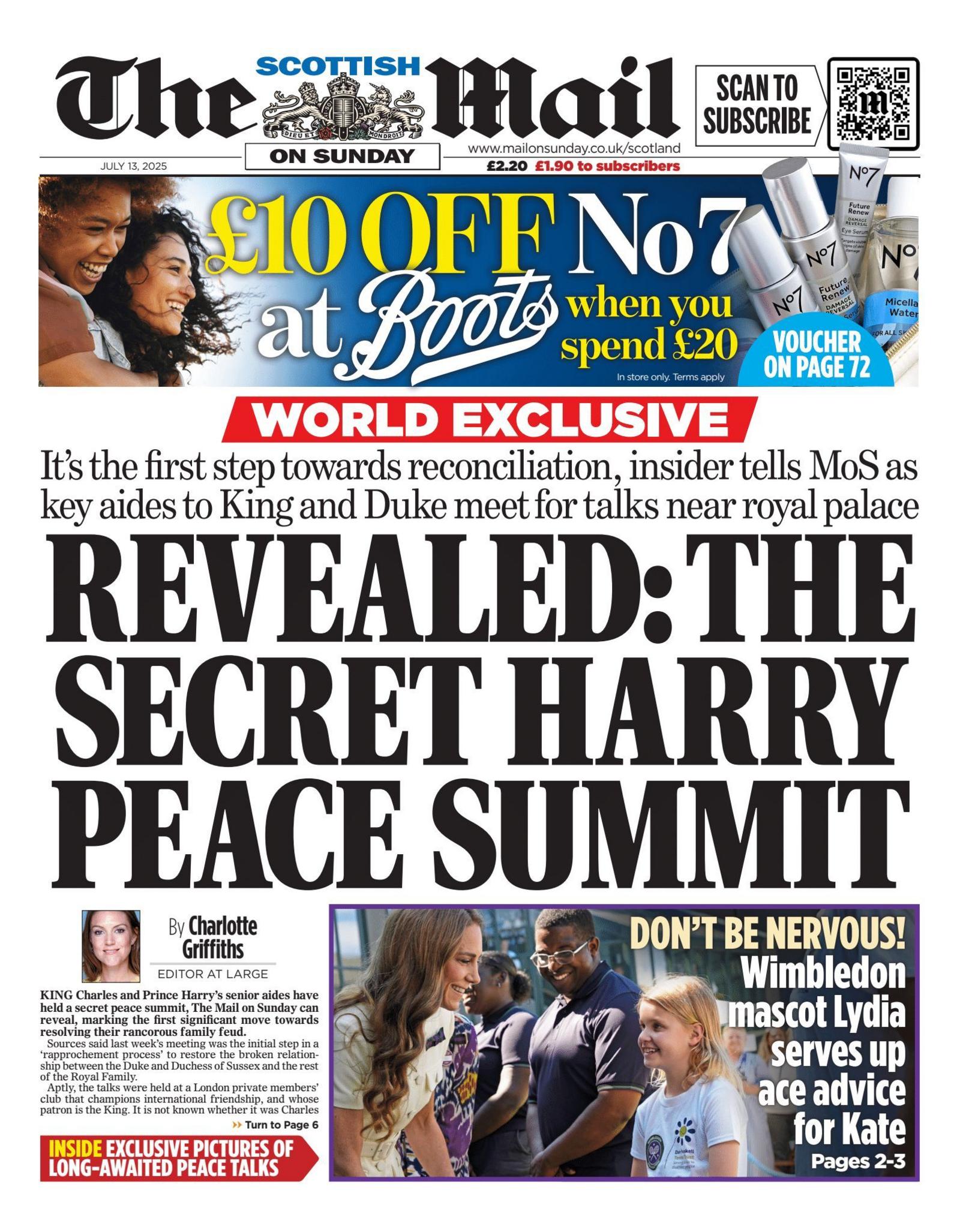 The Scottish Mail on Sunday
