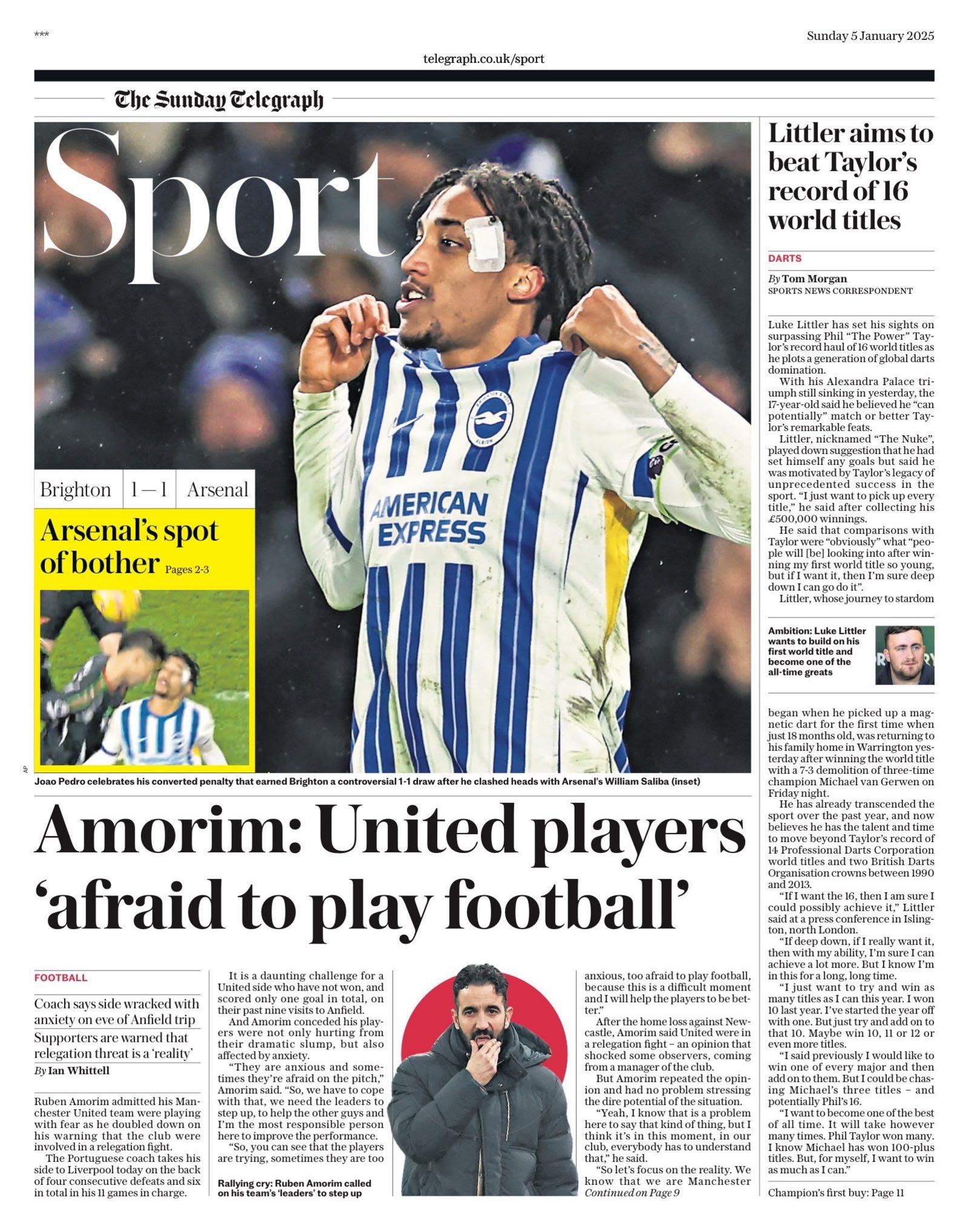 Telegraph back page 