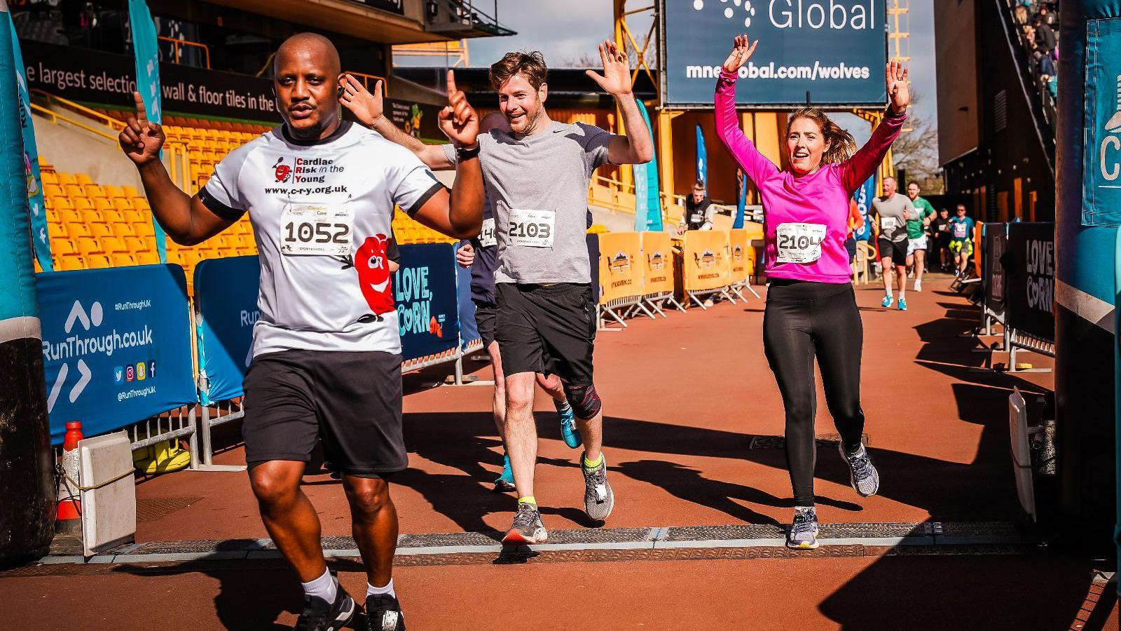 Runners in the Wolverhampton 10k race 2024